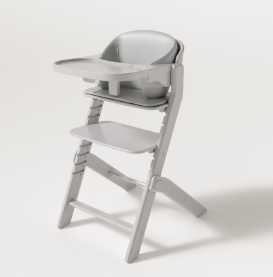 524Babyomi Adjustable High Chair, Grow with me High Chair for Babies and Toddlers with Ergonomic Cushion, 300 lbs Capacity and Removable Tray, Easy to Clean & Operation ,